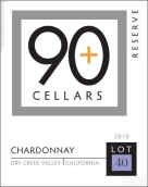 90布拉斯40號(hào)珍藏霞多麗干白葡萄酒(90+ Ninety Plus Cellars Lot 40 Reserve Chardonnay, Dry Creek Valley, USA)