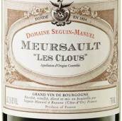 西格曼紐酒莊克羅斯（默爾索村）白葡萄酒(Domaine Seguin-Manuel Les Clous, Meursault, France)