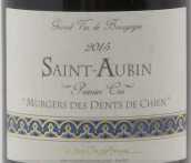 夏爾桐酒莊簡丹慕格（圣歐班一級園）白葡萄酒(Domaine Jean Chartron Les Murgers des Dents de Chien, St-Aubin 1er Cru, France)