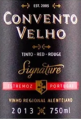 肯維托維爾霍簽名系列紅葡萄酒(Convento Velho Signature, Alentejo, Portugal)