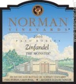 諾曼野獸仙粉黛紅葡萄酒(Norman the Monster Zinfandel, Paso Robles, USA)