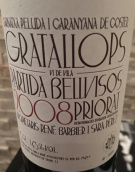 瑞尼&莎拉酒莊貝維索樂園紅葡萄酒(Rene Barbier Sara Perez Partida Bellvisos Gratallops, Priorat DOCa, Spain)