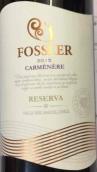 芳塞酒莊珍藏佳美娜紅葡萄酒(Fossler Reserva Carmenere, Valle de Maule, Chile)