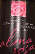 阿爾瑪羅莎酒莊恩康塔達(dá)園系列黑皮諾干紅葡萄酒(Alma Rosa La Encantada Vineyard Pinot Noir, Sta Rita Hills, USA)