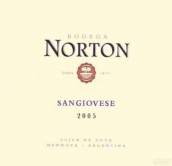 諾頓桑嬌維塞紅葡萄酒(Bodega Norton Sangiovese, Lujan de Cuyo, Argentina)