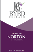 百德諾頓珍藏系列紅葡萄酒(Byrd Cellars Norton Reserve, USA)