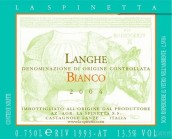 斯繽尼塔酒莊長相思白葡萄酒(La Spinetta Sauvignon Langhe Bianco, Piedmont, Italy)