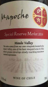 瑪波赫特別珍藏梅洛干紅葡萄酒(Mapoche Special Reserva Merlot, Maule Valley, Chile)