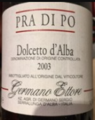 埃托雷·杰瑪諾普拉迪波多姿桃紅葡萄酒(Ettore Germano Pra Di Po Dolcetto d'Alba DOC, Piedmont, Italy)