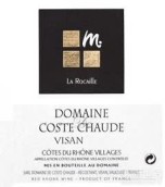 高斯特肖德酒庄维桑拉罗凯红葡萄酒(Domaine De Coste Chaude Cotes Du Rhone Villages Visan La Rocaille, Cotes Du Rhone Villages, France)