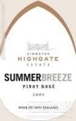 海格特夏日微風皮諾桃紅葡萄酒(Gibbston Highgate Estate Summerbreeze Pinot Rose, Central Otago, New Zealand)