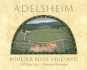 愛(ài)德森巨石壁園黑皮諾干紅葡萄酒(Adelsheim Vineyard Boulder Bluff Vineyard Pinot Noir, Chehalem Mountains, USA)