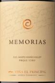 酋長酒莊穆姆利亞斯干紅葡萄酒(Vina El Principal Memorias, Maipo Valley, Chile)