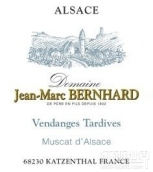 簡馬克伯恩哈遲摘阿爾薩斯麝香白葡萄酒(Domaine Jean-Marc Bernhard Muscat d'Alsace Vendanges Tardives, Alsace, France)