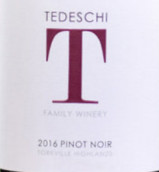 泰得奇酒莊黑皮諾紅葡萄酒(Tedeschi Family Winery Pinot Noir, Napa Valley, USA)