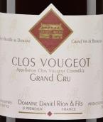 丹尼爾·瑞陽(yáng)父子酒莊（伏舊特級(jí)園）紅葡萄酒(Daniel Rion & Fils, Clos de Vougeot Grand Cru, France)