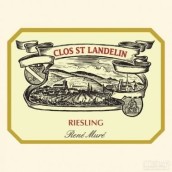 雷內(nèi)·穆勒酒莊克洛圣蘭德雷司令白葡萄酒(Rene Mure Riesling Clos St Landelin Vorbourg, Alsace Grand Cru, France)