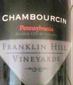 弗蘭克林山酒莊香寶馨干紅葡萄酒(Franklin Hill Chambourcin, Pennsylvania, USA)