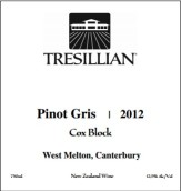 特雷斯利安灰皮諾干白葡萄酒（考克斯區(qū)）(Tresillian Wines Pinot Gris (Cox Block), West Melton, New Zealand)