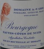 AF格羅酒莊上夜丘紅葡萄酒(Domaine A.F. Gros Bourgognes Hautes Cotes de Nuits, Burgundy, France)