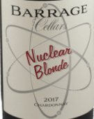 轰击酒庄核弹美人霞多丽白葡萄酒(Barrage Cellars Nuclear Blonde Chardonnay, Columbia Valley, USA)