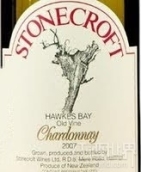 石頭堡老藤霞多麗干白葡萄酒(Stonecroft Old Vine Chardonnay, Hawke's Bay, New Zealand)