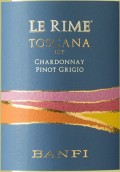 班菲酒莊霜露霞多麗-灰皮諾白葡萄酒(Castello Banfi Le Rime Chardonnay Pinot Grigio Toscana IGT, Tuscany, Italy)