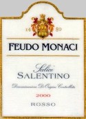 莫那其酒莊紅葡萄酒(Castello Monaci Feudo Monaci Salice Salentino, Puglia, Italy)