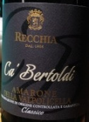 里奇亚酒庄卡贝托利阿玛罗尼经典红葡萄酒(Recchia Ca' Bertoldi Amarone della Valpolicella Classico DOCG, Veneto, Italy)