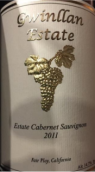 格蘭溫酒莊赤霞珠干紅葡萄酒(Gwinllan Estate Cabernet Sauvignon, El Dorado County, USA)