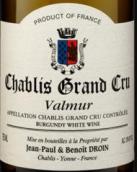 杜瓦安酒莊瓦勒穆（夏布利特級園）白葡萄酒(Domaine Jean-Paul & Benoit Droin Chablis Grand Cru Valmur, Chablis, France)