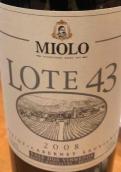 米奧洛酒莊洛特43干紅葡萄酒(Miolo Lote 43, Vale dos Vinhedos, Brazil)