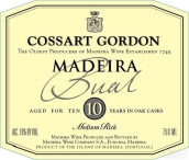 科賽戈登10年干白葡萄酒(Cossart Gordon 10 Years Old Bual Medium Rich, Madeira, Portugal)