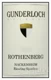 Gunderloch Nackheimer Rothenberg Riesling Spatlese, Rheinhessen, Germany