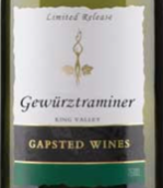 蓋普斯提限量發(fā)行瓊瑤漿白葡萄酒(Gapsted Limited Release Gewurztraminer, King Valley, Australia)