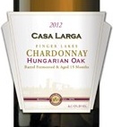 拉爾加霞多麗干白葡萄酒（匈牙利橡木桶）(Casa Larga Hungarian Oak Chardonnay, Finger Lakes, USA)