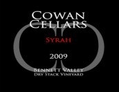考恩西拉干紅葡萄酒(Cowan Cellars Syrah, Bennett Valley, USA)