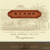 昆德瓊瑤漿干白葡萄酒(Kunde Family Winery Gewurztraminer, Sonoma Valley, USA)