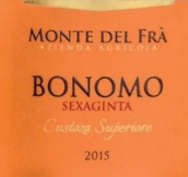 蒙特法拉酒莊博諾莫庫(kù)斯托薩超級(jí)白葡萄酒(Monte del Fra Bonomo Sexaginta Custoza Superiore, Veneto, Italy)