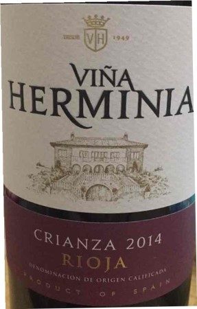 vina herminia crianza, rioja doca, spain