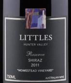 里圖斯酒莊珍藏西拉干紅葡萄酒(Littles Wines Reserve Shiraz, Hunter Valley, Australia)