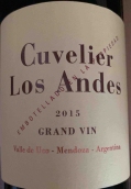 庫(kù)維利酒莊優(yōu)質(zhì)紅葡萄酒(Cuvelier Los Andes Grand Vin, Vista Flores, Argentina)