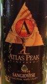 阿特拉斯峰珍藏桑嬌維塞干紅葡萄酒(Atlas Peak Reserve Sangiovese, Atlas Peak, USA)