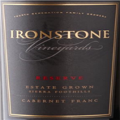 鐵石珍藏品麗珠干紅葡萄酒(Ironstone Vineyards Reserve Cabernet Franc, Sierra Foothills, USA)