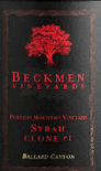 貝克曼里西馬山克隆1號西拉干紅葡萄酒(Beckmen Vineyards Purisima Mountain Clone 1 Syrah, California, USA)