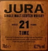 吉拉21年蘇格蘭單一麥芽威士忌(Jura Aged 21 Years Single Malt Scotch Whisky, Isle of Jura, UK)