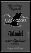 黑鵝酒莊巴爾托洛梅園老藤仙粉黛干紅葡萄酒(Black Goose Bartolomei Vineyards Old Vines Zinfandel, Mendocino, USA)