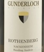 貢德洛酒莊納肯海默羅森堡精選雷司令白葡萄酒(Gunderloch Nackenheimer Rothenberg Riesling Auslese, Rheinhessen, Germany)