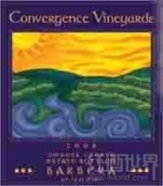 同心酒莊巴貝拉干紅葡萄酒(Convergence Vineyards Barbera, Amador County, USA)