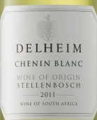 徳翰姆白詩南干白葡萄酒(Delheim Chenin Blanc, Stellenbosch, South Africa)